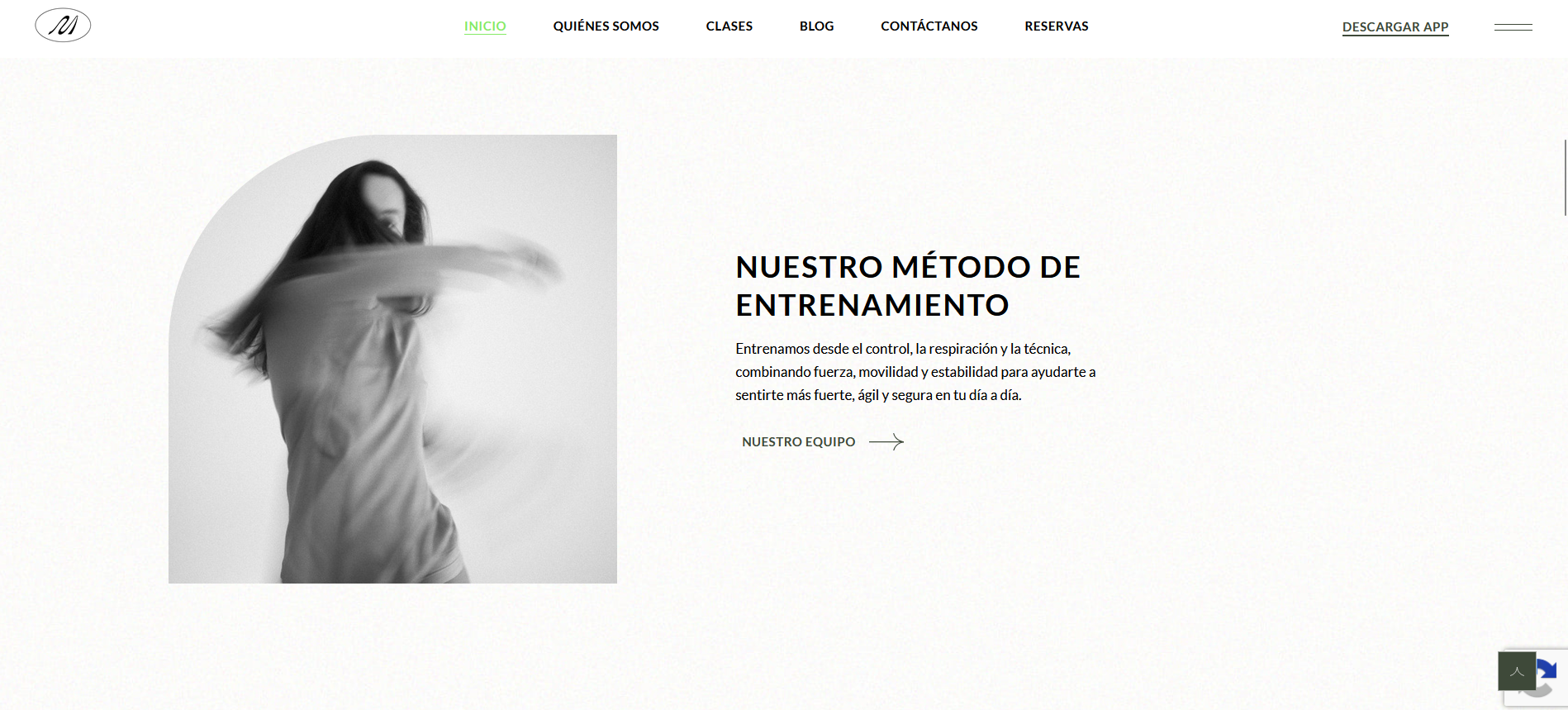 En Movimiento Fitness Estudio: posición #1 en Google para "barre en Burgos" — resultado 2