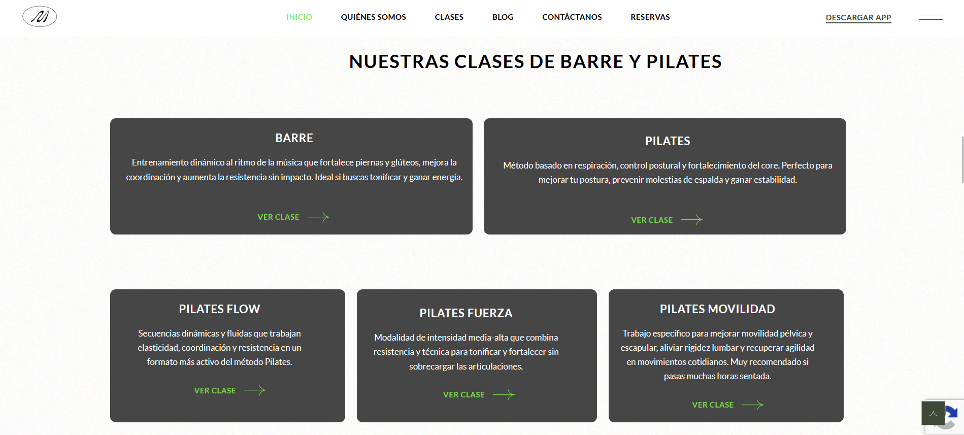 En Movimiento Fitness Estudio: posición #1 en Google para "barre en Burgos" — resultado 3