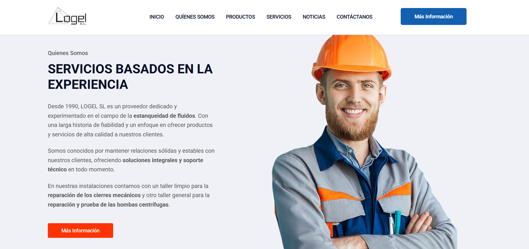 Logel Burgos: rediseño web, SEO técnico y SEO local para empresa industrial — resultado 2