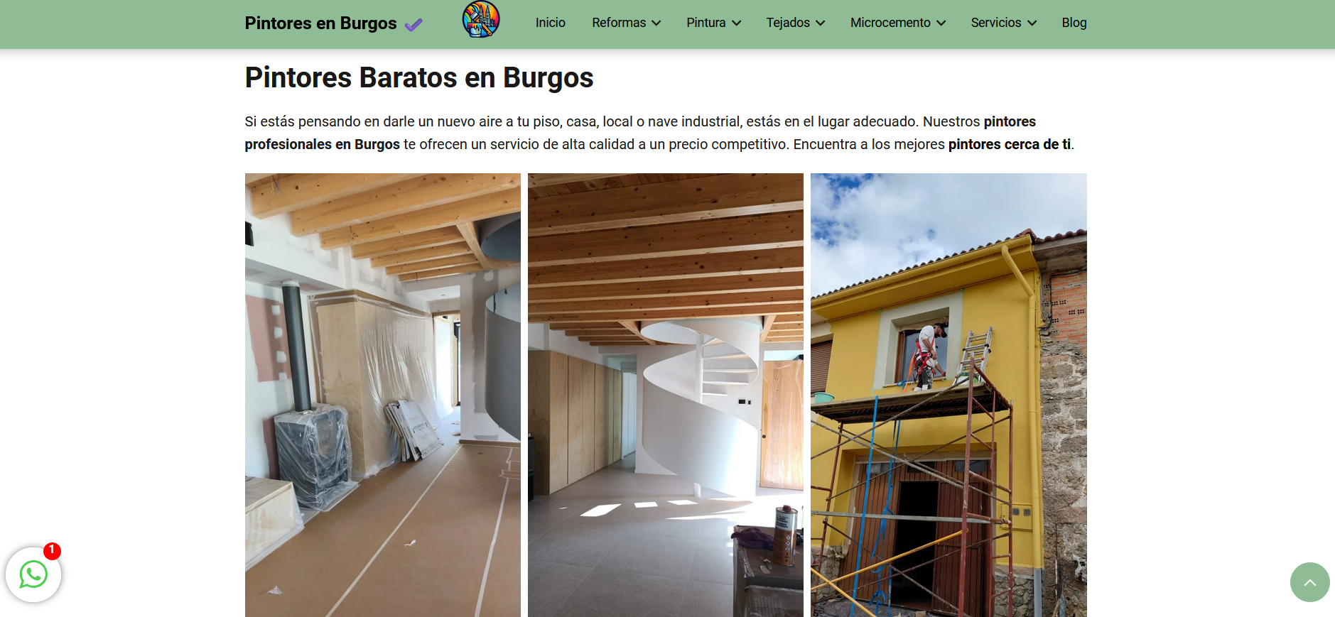 Empresa de pintores en Burgos: de invisible a referencia local en 6 meses — resultado 3